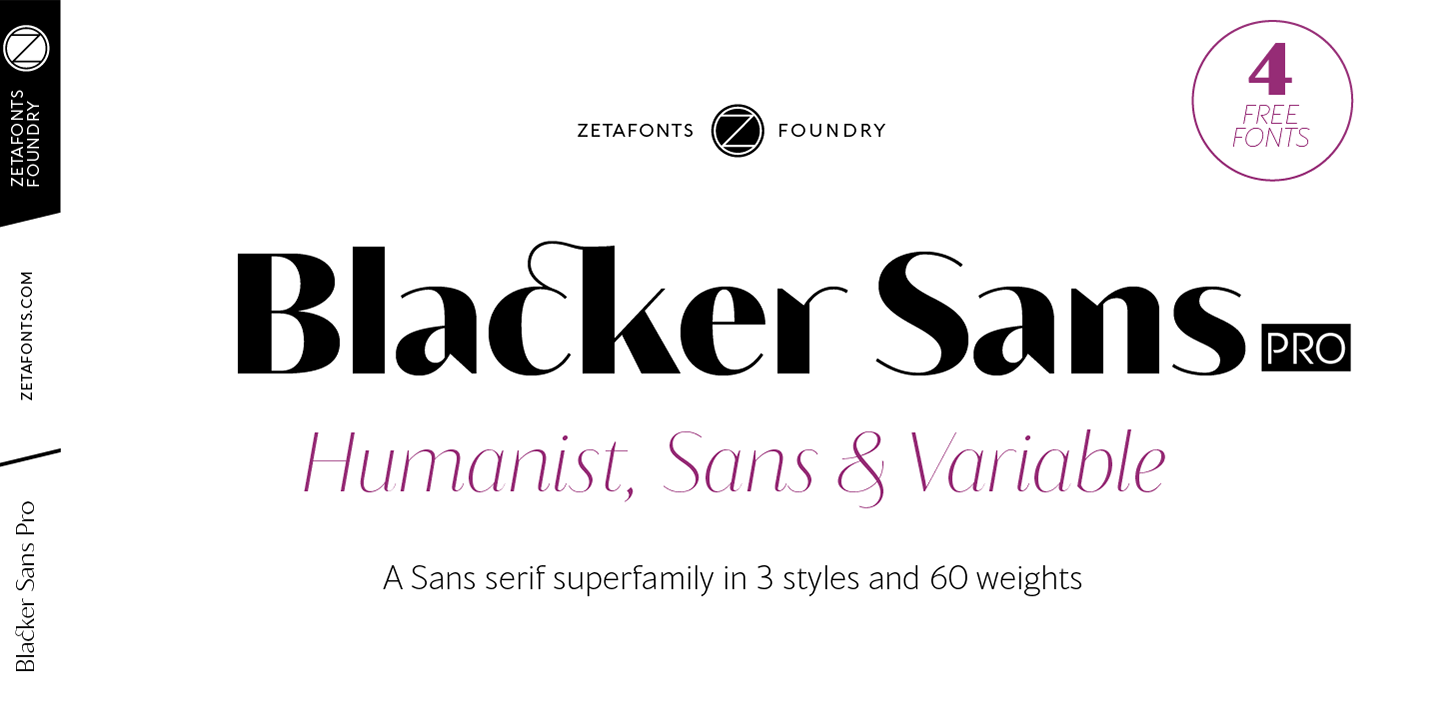 Шрифт Blacker Sans Display